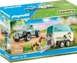 PLAYMOBIL® 70511 PKW Mit Ponyanhänger