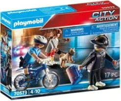 PLAYMOBIL® 70573 Polizei-Fahrrad: Verfolgung Des Taschendiebs