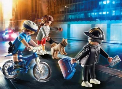 PLAYMOBIL® 70573 Polizei-Fahrrad: Verfolgung Des Taschendiebs 4 PLAYMOBIL® 70573 Polizei-Fahrrad: Verfolgung Des Taschendiebs – Bild 2
