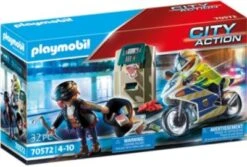 PLAYMOBIL® 70572 Polizei-Motorrad: Verfolgung Des Geldräubers
