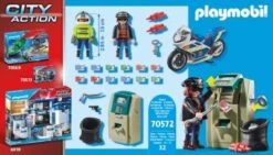 PLAYMOBIL® 70572 Polizei-Motorrad: Verfolgung Des Geldräubers -Playmobil Verkaufsgeschäft 17014781 03
