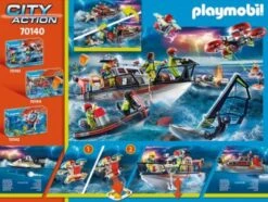 PLAYMOBIL® 70140 Seenot: Löscheinsatz Mit Rettungskreuzer -Playmobil Verkaufsgeschäft 17014799 03
