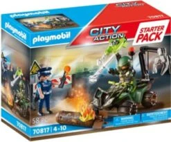 PLAYMOBIL® 70817 Starter Pack Polizei: Gefahrentraining