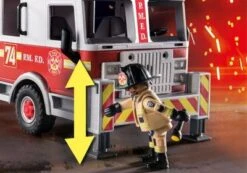 PLAYMOBIL® 70935 Feuerwehr-Fahrzeug: US Tower Ladder -Playmobil Verkaufsgeschäft 22406341 05