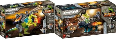 PLAYMOBIL® 2er Set: 70625 Spinosaurus: Doppelte Verteidigungs-Power + 70627 Triceratops: Randale Um Die Legendären Steine 3 PLAYMOBIL® 2er Set: 70625 Spinosaurus: Doppelte Verteidigungs-Power + 70627 Triceratops: Randale Um Die Legendären Steine