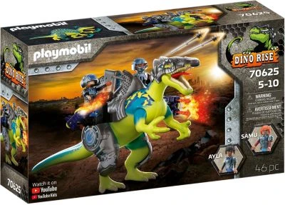PLAYMOBIL® 2er Set: 70625 Spinosaurus: Doppelte Verteidigungs-Power + 70627 Triceratops: Randale Um Die Legendären Steine 4 PLAYMOBIL® 2er Set: 70625 Spinosaurus: Doppelte Verteidigungs-Power + 70627 Triceratops: Randale Um Die Legendären Steine – Bild 2