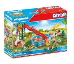 PLAYMOBIL® City Life - Poolparty Mit Rutsche