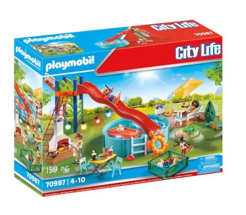 PLAYMOBIL® City Life - Poolparty Mit Rutsche 3 PLAYMOBIL® City Life - Poolparty Mit Rutsche