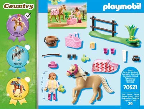PLAYMOBIL® Country - Sammelpony ''Deutsches Reitpony'' 3 PLAYMOBIL® Country - Sammelpony ''Deutsches Reitpony'' – Bild 2