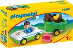 PLAYMOBIL® 1.2.3. - PKW Mit Pferdeanhänger