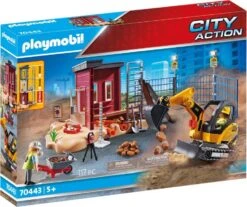 PLAYMOBIL® City Action - Minibagger Mit Bauteil
