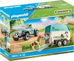 PLAYMOBIL® Country - Pkw Mit Ponyanhänger
