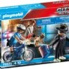 PLAYMOBIL® City Action - Polizei-Fahrrad: Verfolgung Des Taschendiebs