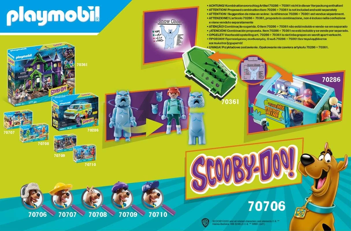 PLAYMOBIL® SCOOBY-DOO! - Abenteuer Mit Snow Ghost 4 PLAYMOBIL® SCOOBY-DOO! - Abenteuer Mit Snow Ghost – Bild 2