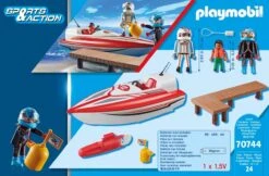 PLAYMOBIL® Sports & Action - Speedboot Mit Unterwassermotor 6 PLAYMOBIL® Sports & Action - Speedboot Mit Unterwassermotor -Playmobil Verkaufsgeschäft 70744 pt02 1280x1280