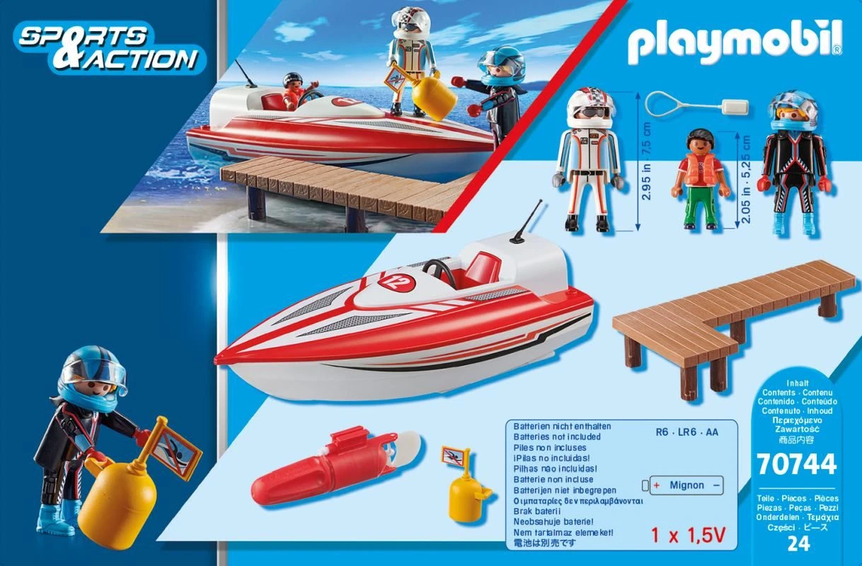 PLAYMOBIL® Sports & Action - Speedboot Mit Unterwassermotor 4 PLAYMOBIL® Sports & Action - Speedboot Mit Unterwassermotor – Bild 2