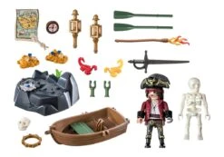 PLAYMOBIL® Pirates - Starter Pack Pirat Mit Ruderboot -Playmobil Verkaufsgeschäft 71254 parts 1280x1280