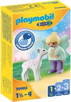 PLAYMOBIL 1.2.3 70402 Feenfreundin Mit Rehkitz, Ab 1,5 Bis 4 Jahre