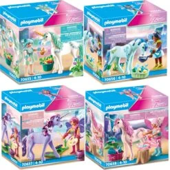 Playmobil 4er Set Fairies: Einhörner Mit Feen Ab 4 Jahren