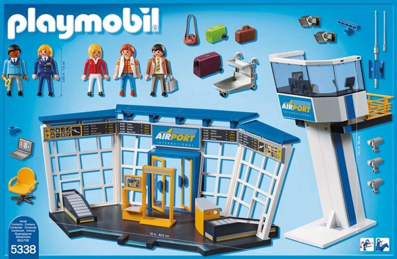 PLAYMOBIL® 5338 City-Flughafen Mit Tower 4 PLAYMOBIL® 5338 City-Flughafen Mit Tower – Bild 2