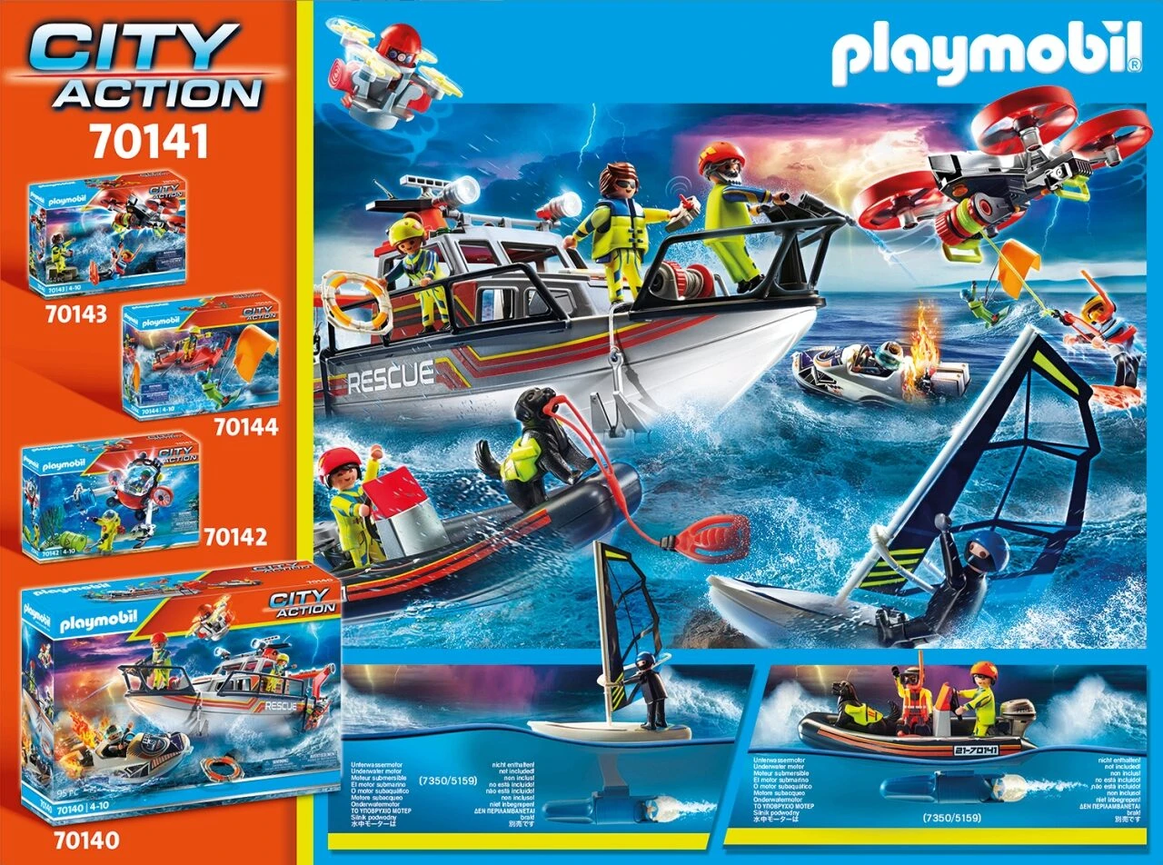 PLAYMOBIL 70141 Seenot: Polarsegler-Rettung Mit Schlauchboot 4 PLAYMOBIL 70141 Seenot: Polarsegler-Rettung Mit Schlauchboot – Bild 2