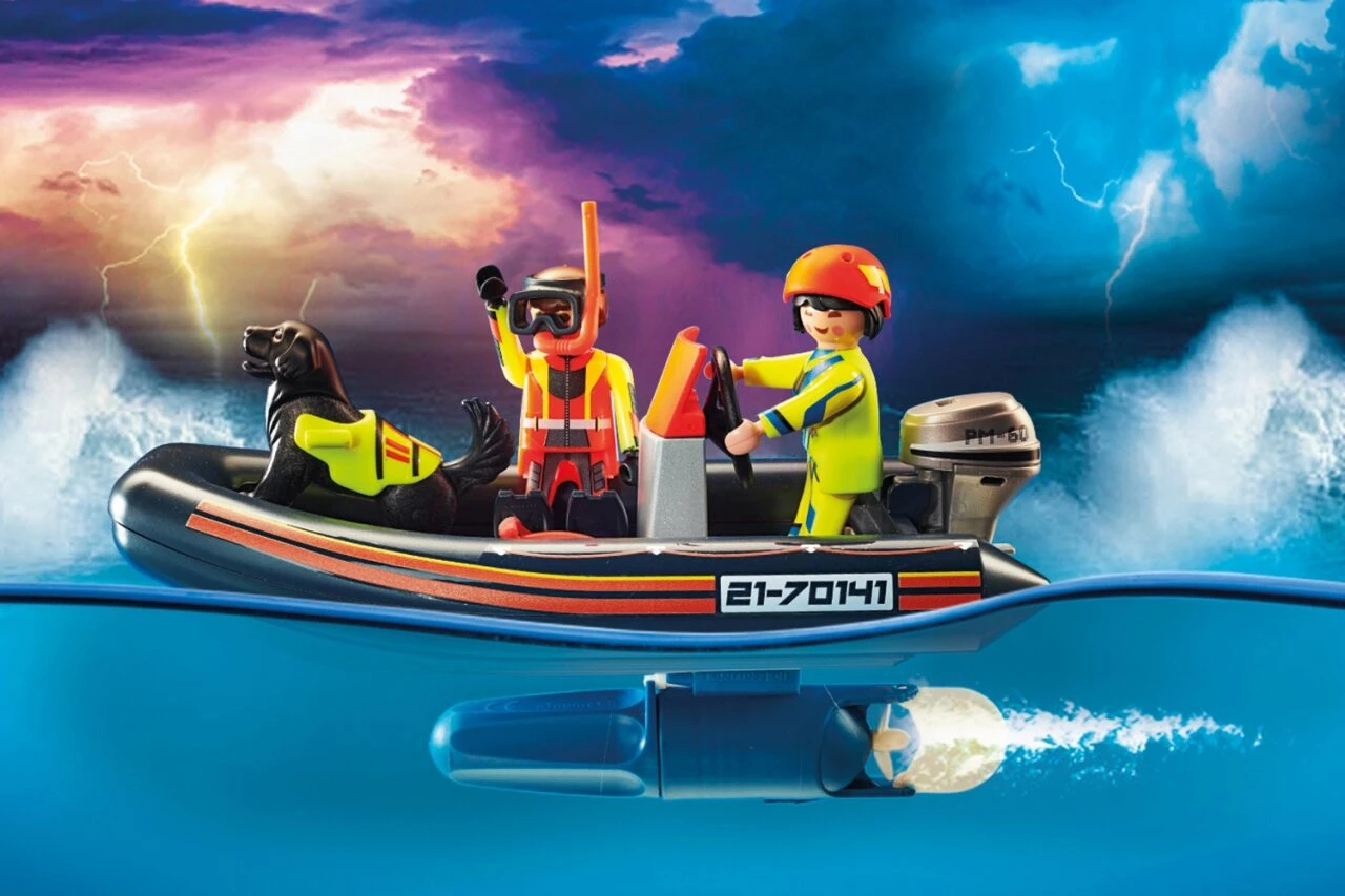 PLAYMOBIL 70141 Seenot: Polarsegler-Rettung Mit Schlauchboot 6 PLAYMOBIL 70141 Seenot: Polarsegler-Rettung Mit Schlauchboot – Bild 4