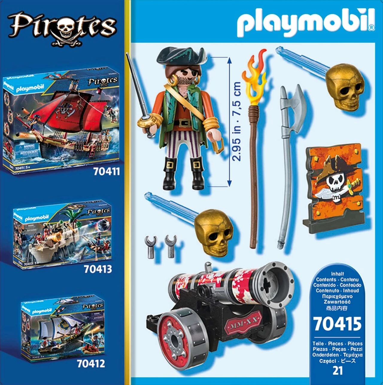 PLAYMOBIL® 70415 Pirat Mit Kanone 4 PLAYMOBIL® 70415 Pirat Mit Kanone – Bild 2