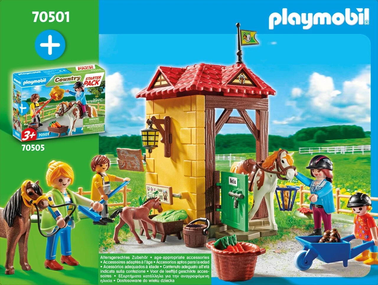 PLAYMOBIL 70501 Starter Pack Reiterhof 4 PLAYMOBIL 70501 Starter Pack Reiterhof – Bild 2