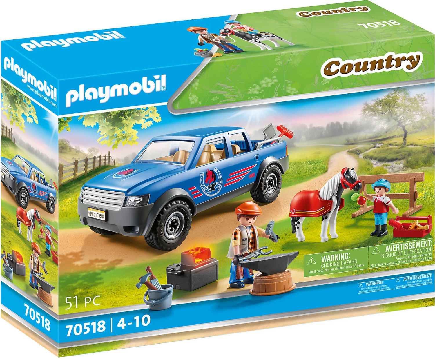 Playmobil 70518 Mobiler Hufschmied 3 Playmobil 70518 Mobiler Hufschmied