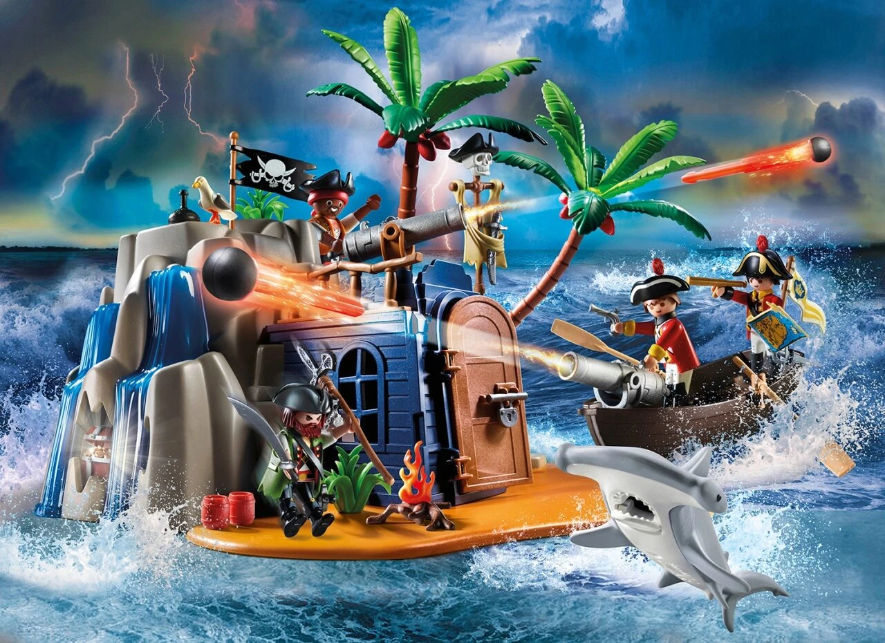PLAYMOBIL® 70556 Pirateninsel Mit Schatzversteck 5 PLAYMOBIL® 70556 Pirateninsel Mit Schatzversteck – Bild 3