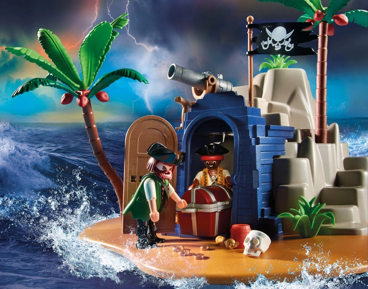 PLAYMOBIL® 70556 Pirateninsel Mit Schatzversteck 7 PLAYMOBIL® 70556 Pirateninsel Mit Schatzversteck – Bild 5