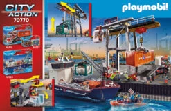 Playmobil 70770 Portalkran Mit Containern -Playmobil Verkaufsgeschäft playmobil 70770 portalkran mit containern 1