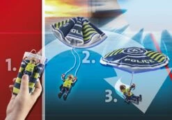 PLAYMOBIL 70781 Polizei-Fallschirm: Verfolgung Des Amphibien-Fahrzeugs -Playmobil Verkaufsgeschäft playmobil 70781 polizei fallschirm verfolgung des amphibien fahrzeugs 4