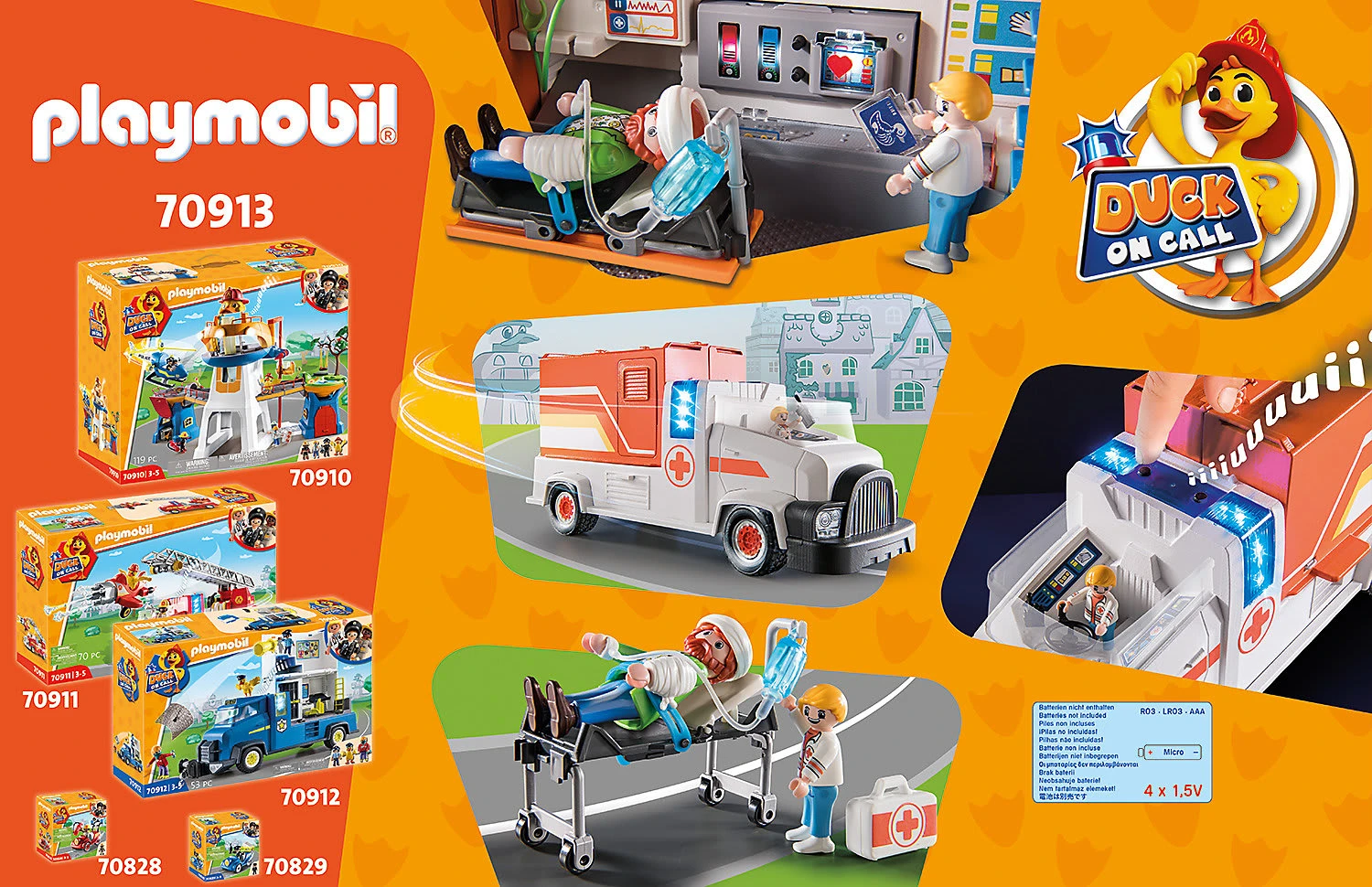 Playmobil 70913 Duck On Call - Notarzt Truck 6 Playmobil 70913 Duck On Call - Notarzt Truck – Bild 4