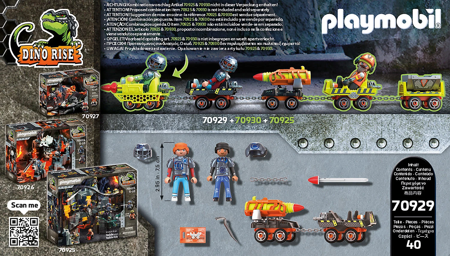 Playmobil 70929 Dino Mine Raketenkart 6 Playmobil 70929 Dino Mine Raketenkart – Bild 4