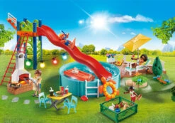 Playmobil 70987 Poolparty Mit Rutsche -Playmobil Verkaufsgeschäft playmobil 70987 poolparty mit rutsche 1