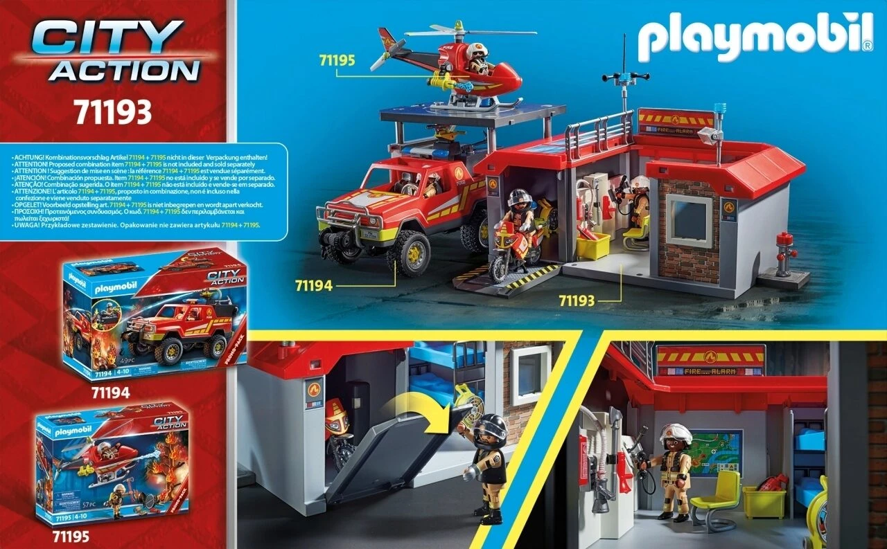 PLAYMOBIL 71193 Mitnehm-Feuerwehrstation 4 PLAYMOBIL 71193 Mitnehm-Feuerwehrstation – Bild 2