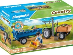 Playmobil 71249 Traktor Mit Anhänger