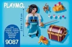 PLAYMOBIL® 9087 Piratin Mit Schatztruhe -Playmobil Verkaufsgeschäft playmobil 9087 piratin mit schatztruhe 1