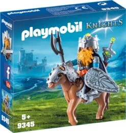 PLAYMOBIL® 9345 Zwerg Und Pony Mit Rüstung
