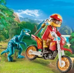 PLAYMOBIL® 9431 Motocross-Bike Mit Raptor -Playmobil Verkaufsgeschäft playmobil 9431 motocross bike mit raptor 2