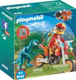 PLAYMOBIL® 9431 Motocross-Bike Mit Raptor