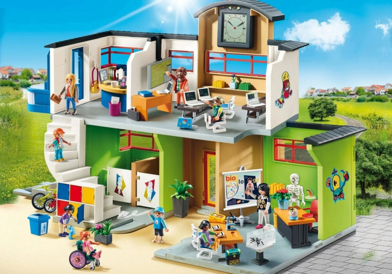 PLAYMOBIL® 9453 Große Schule Mit Einrichtung 5 PLAYMOBIL® 9453 Große Schule Mit Einrichtung – Bild 3