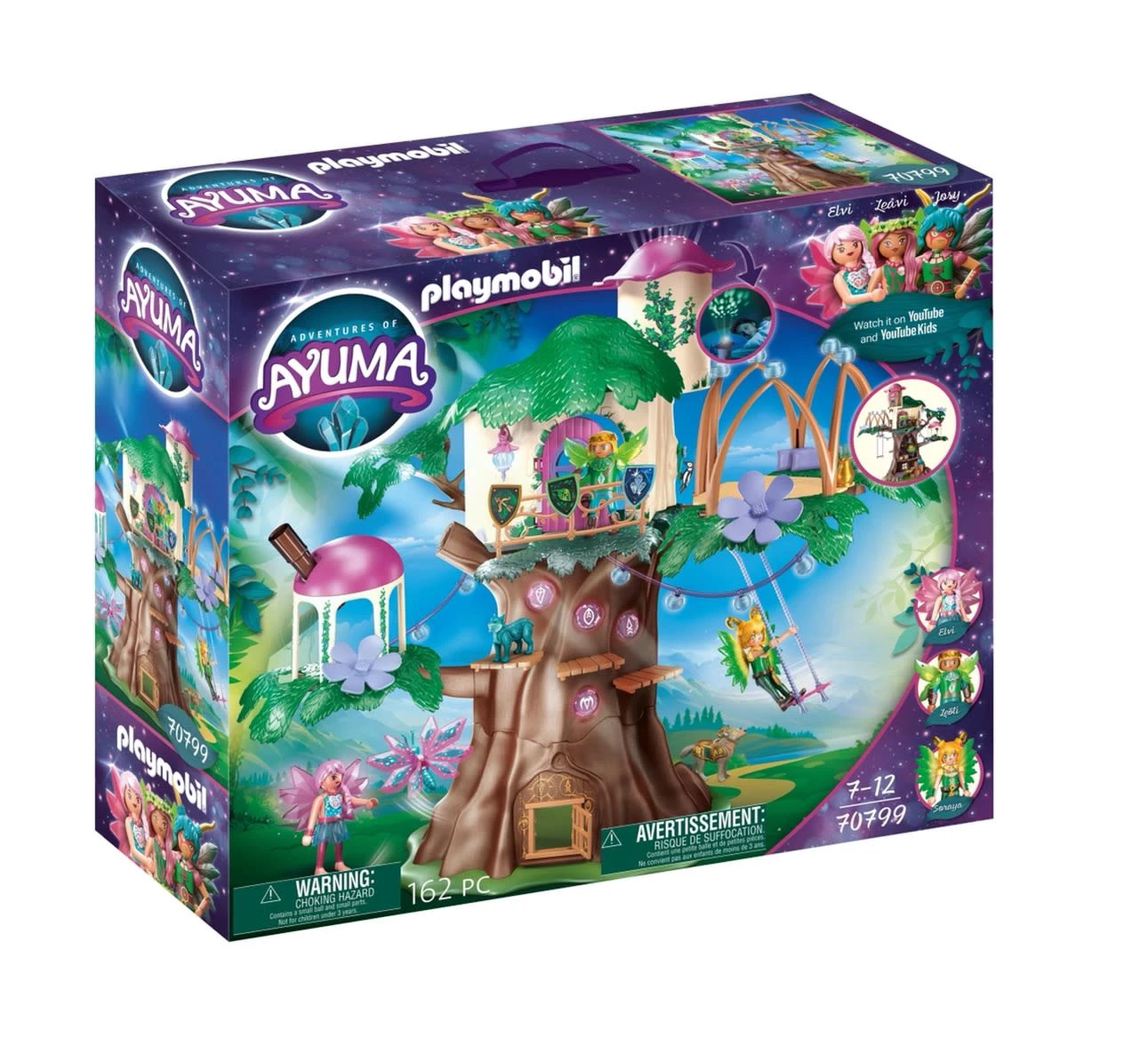 Playmobil Adventures Of Ayuma 4er Set: 70799 Gemeinschaftsbaum + 70806 Forest Fairy Mit Seelentier + 70803 Crystal Fairy Und Bat Fairy Mit Seelentieren + 70802 Knight Fairy Mit Seelentier 4 Playmobil Adventures Of Ayuma 4er Set: 70799 Gemeinschaftsbaum + 70806 Forest Fairy Mit Seelentier + 70803 Crystal Fairy Und Bat Fairy Mit Seelentieren + 70802 Knight Fairy Mit Seelentier – Bild 2