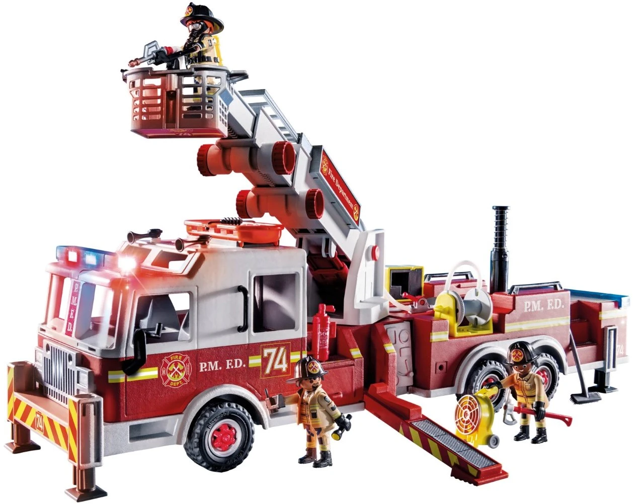 Playmobil City Action - Feuerwehrauto: US-Turmleiter 70935 4 Playmobil City Action - Feuerwehrauto: US-Turmleiter 70935 – Bild 2
