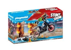 PLAYMOBIL® 70553 Stuntshow Motorrad Mit Feuerwand
