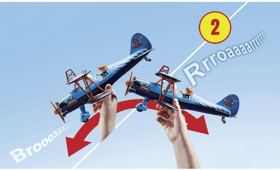 Playmobil Stunt Show - Air Stunt Show Doppeldecker Phoenix" 70831" 8 Playmobil Stunt Show - Air Stunt Show Doppeldecker Phoenix" 70831" – Bild 6